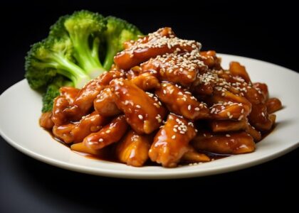 Chicken with Black Sesame
