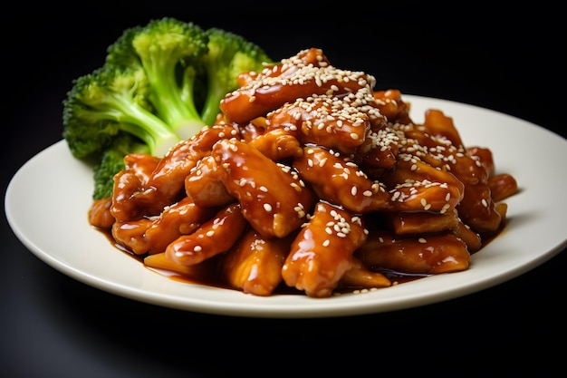 Chicken with Black Sesame