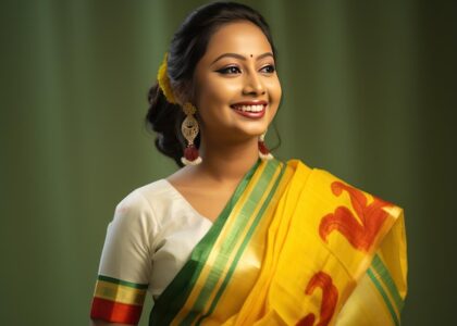 The Mekhela Chador: Assam’s Timeless Hand-Woven Tradition