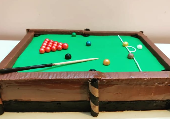 Pool Table Cake