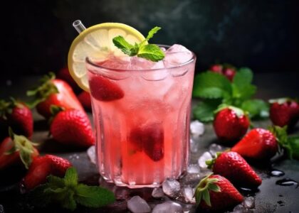 Strawberry lemonade